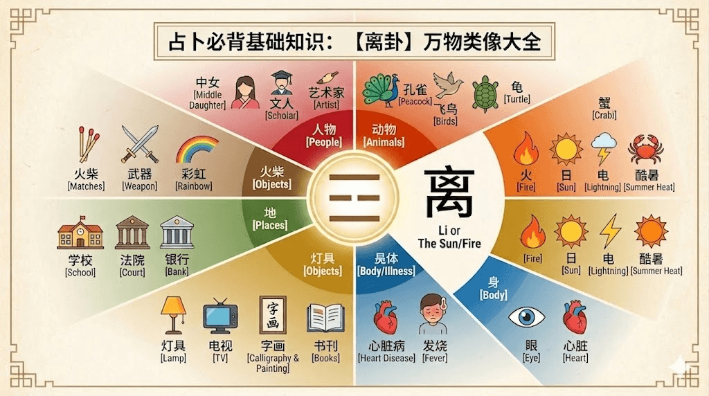 离卦万物类像