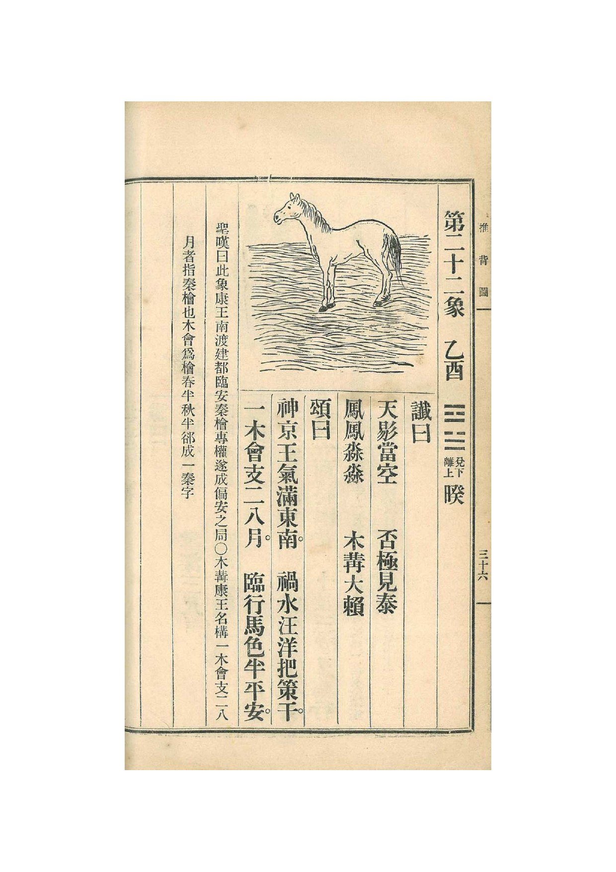 第22象 · 1915年《中国预言七种》影印 · PDF扫描第36页（非原书印刷页码）