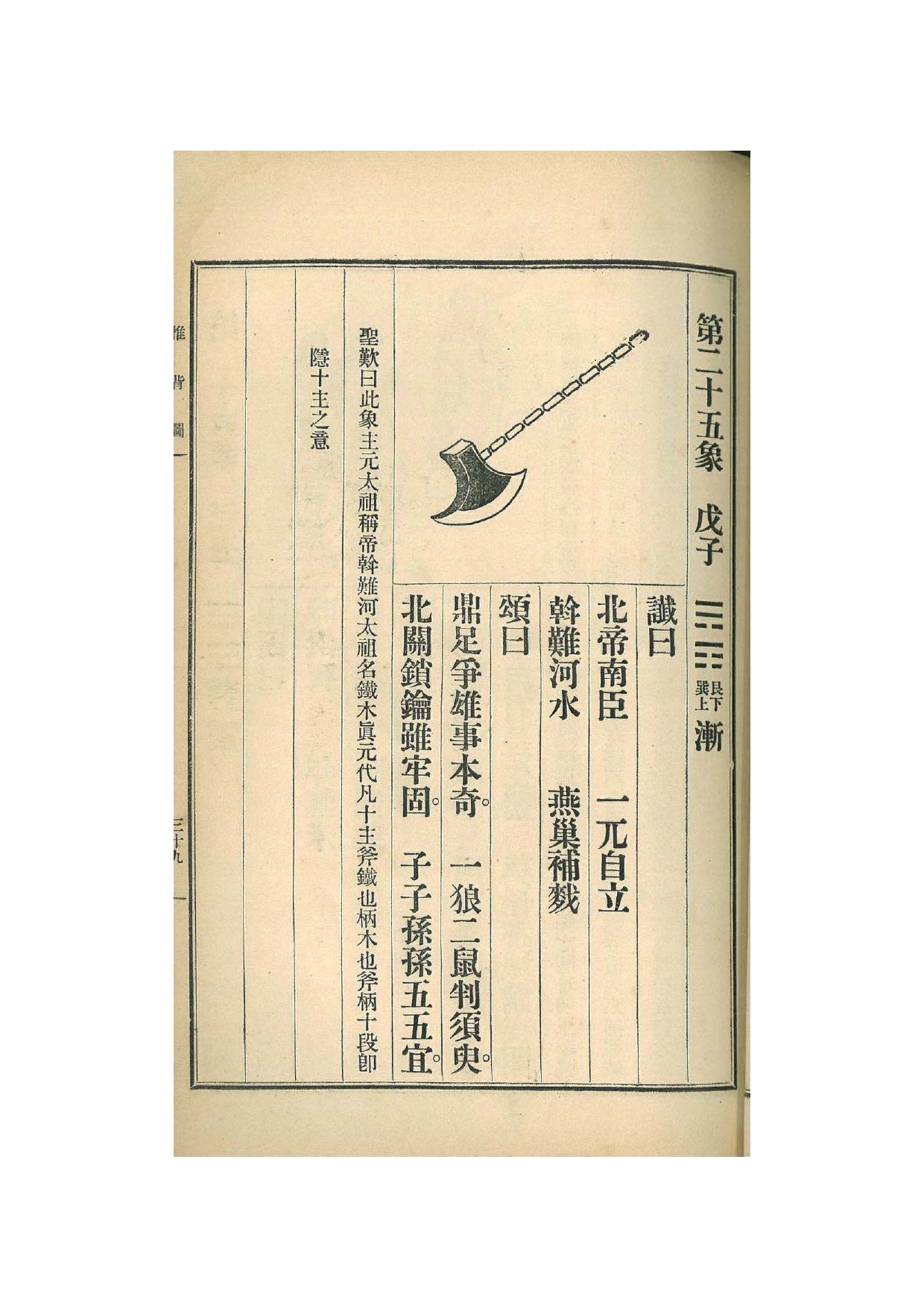 第25象 · 1915年《中国预言七种》影印 · PDF扫描第39页（非原书印刷页码）