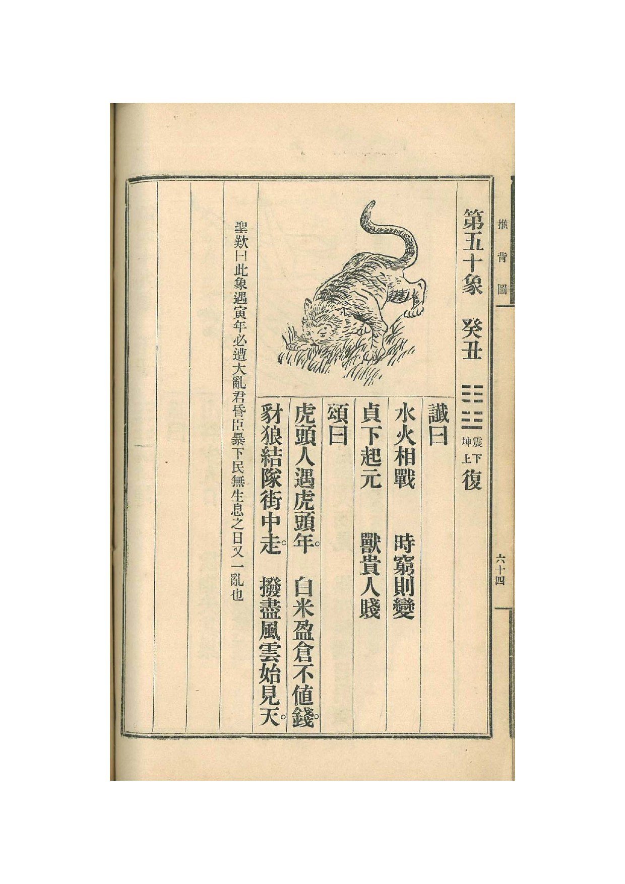 第50象 · 1915年《中国预言七种》影印 · PDF扫描第64页（非原书印刷页码）